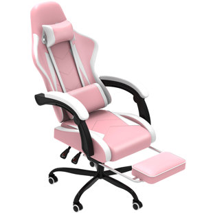 Wayfair pink gaming discount chair